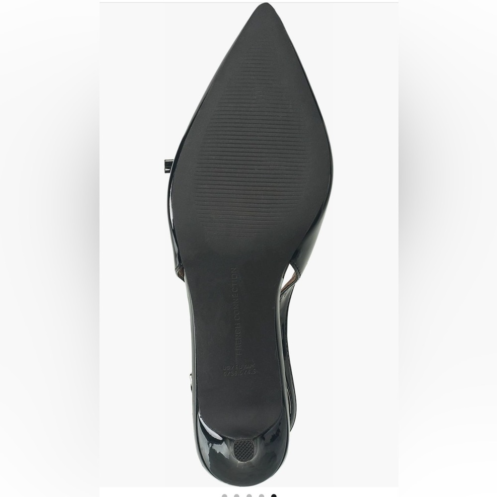 French Connection Quinny Slingback Kitten Heel - Size 6 - SOLD OUT ONLINE - Picture 3 of 9